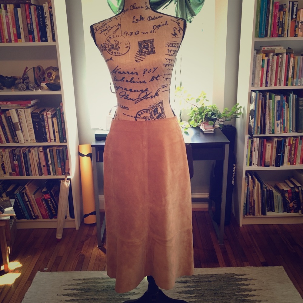 Banana Republic Suede Skirt